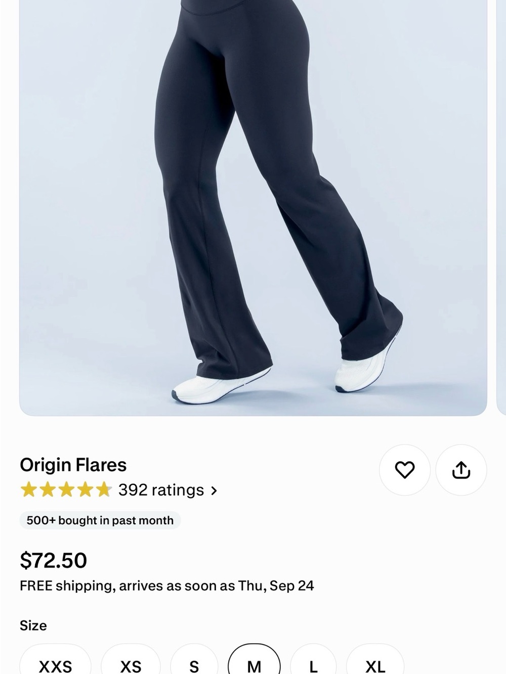 Origin Flares Women's Black Flare Leggings